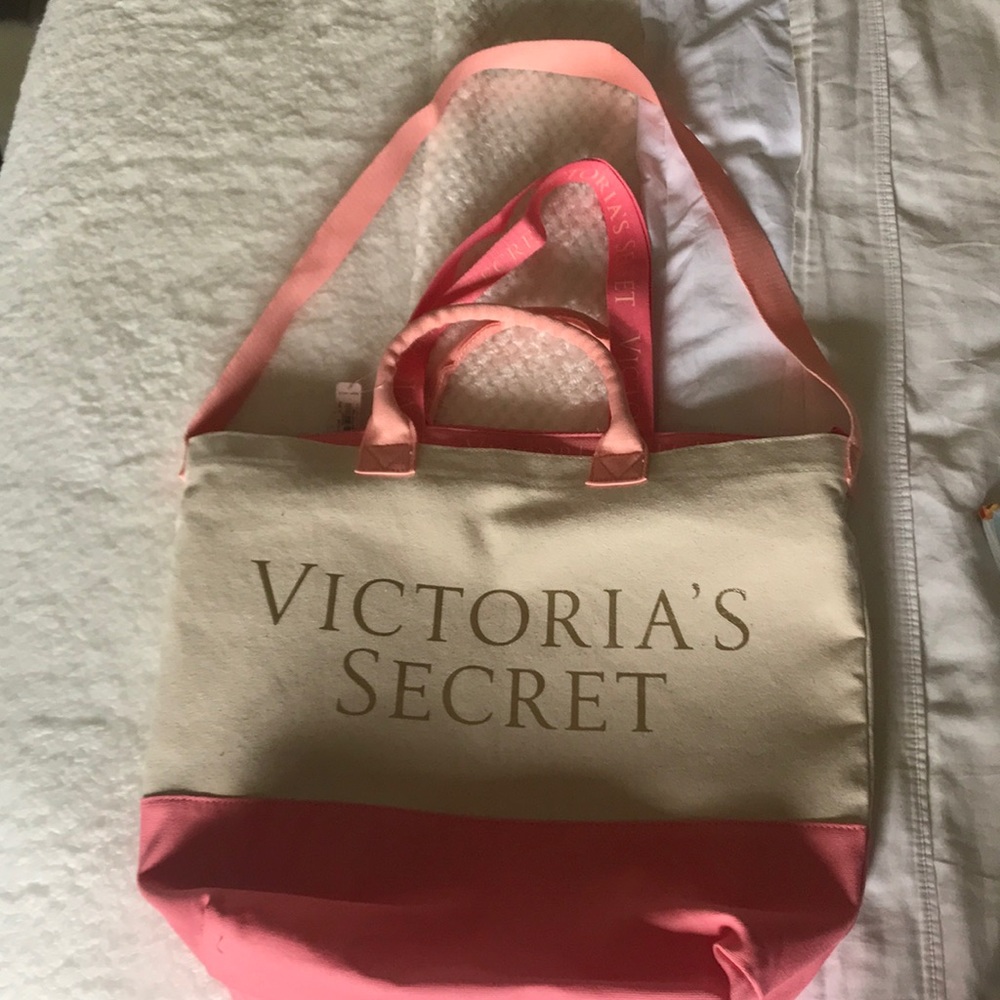 2 in 1! Brand new Victoria secret bag!